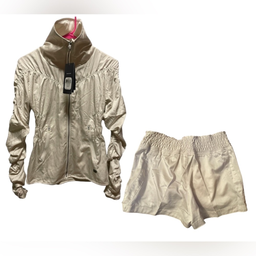 ASICS Fit-Sana Ruched Satin Set RARE